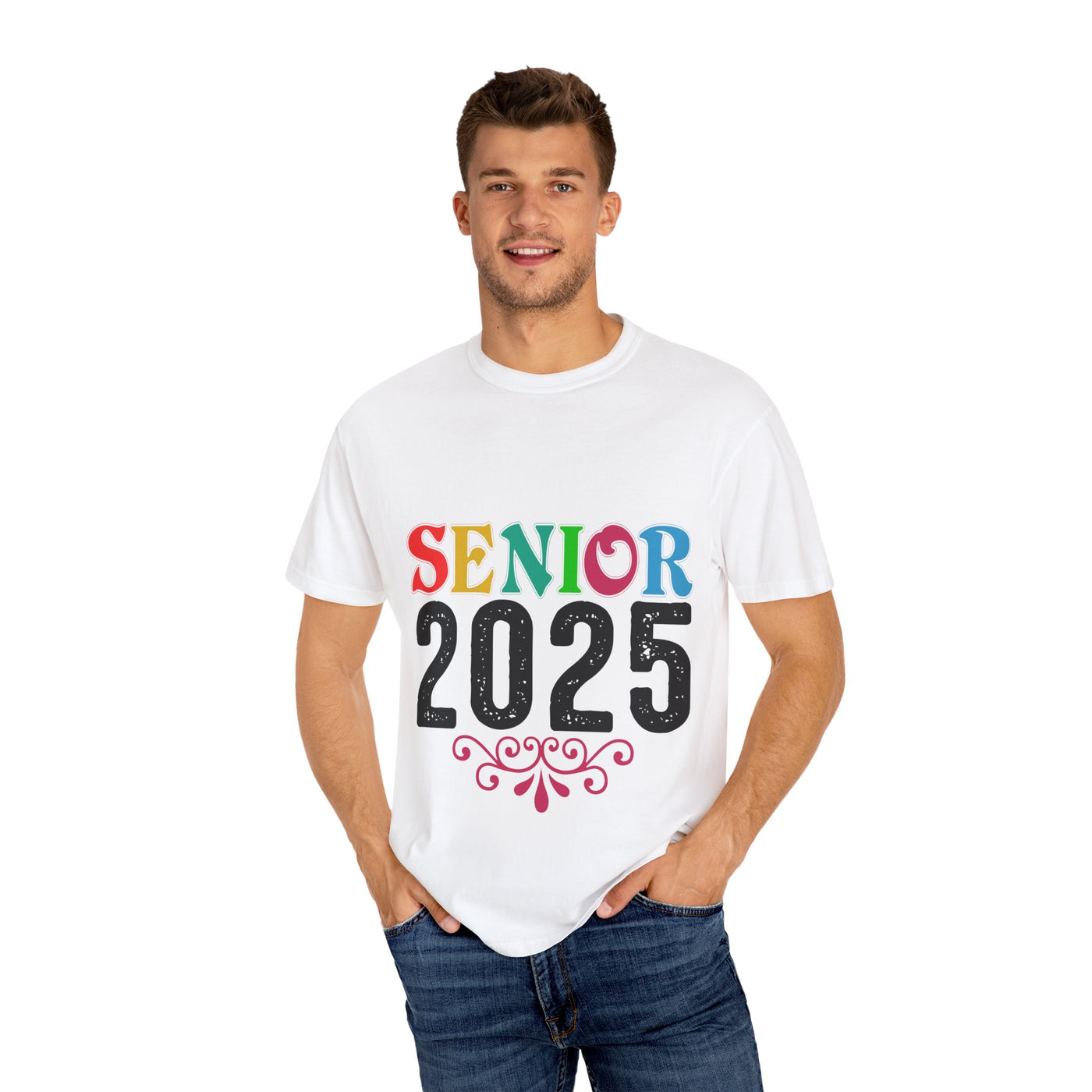 Senior 2025 T-Shirt - Unisex Garment-Dyed