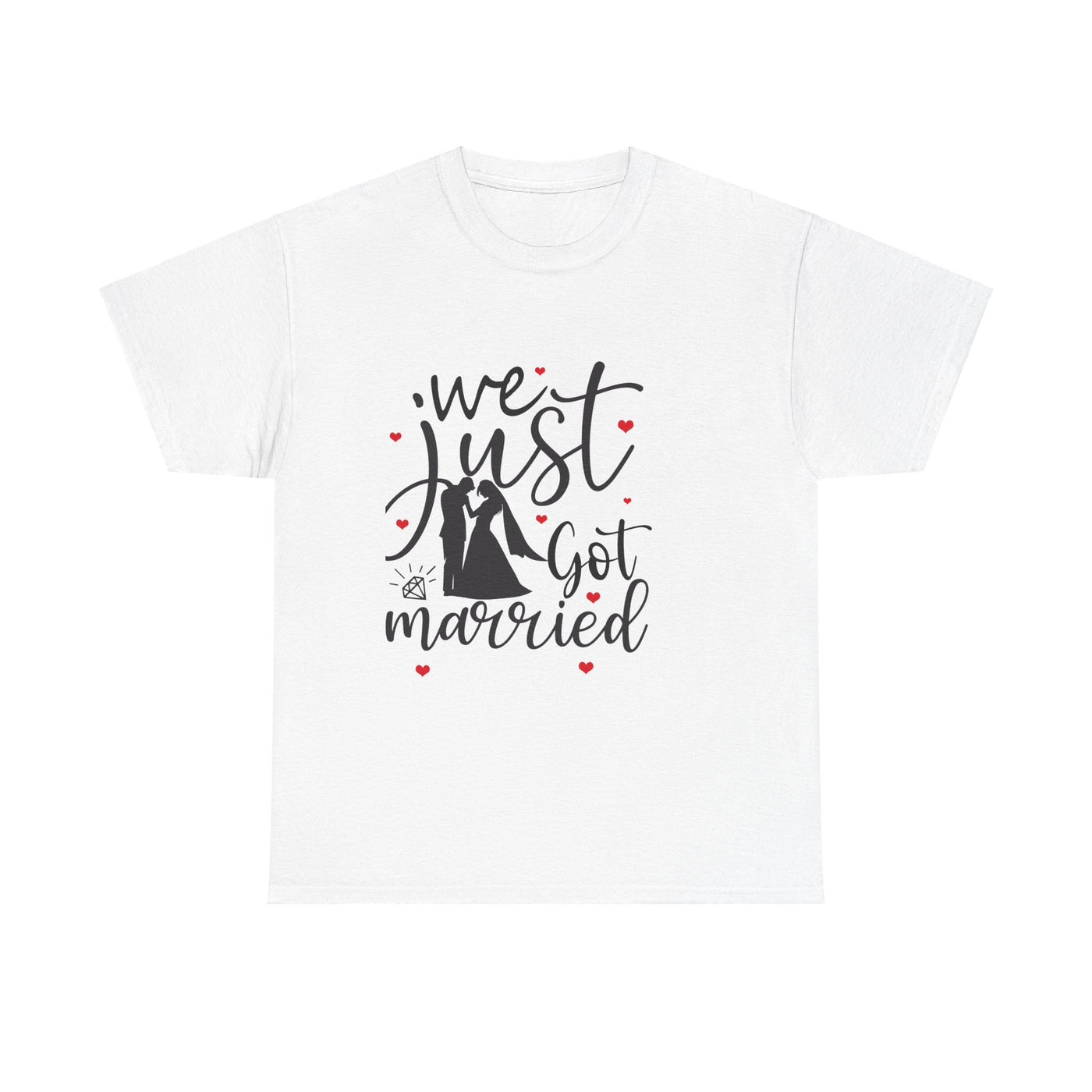 Just Got Married Unisex Heavy Cotton Tee